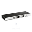 SWITCH D-LINK (DGS-1210-26) DE 24 PUERTOS GIGABIT, Y 2 PUERTOS SFP 100/1000 MBPS, MULTI-LANGUAGE WEB UI, módulos de fibra, en formato para armario rack y 1U de altura.