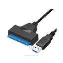 Adaptador de 2.5 sata a usb 3.0V Dtech, negro.