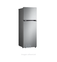 Refrigeradora lg 335l GT33BPP, iluminación led top freezer door cooling plateada.