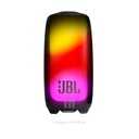 Parlante jbl harman PULSE 5 (JBLPULSE5BLKAM), altavoz portátil, prueba de agua y polvo IP67, bluetooth 5.3v a 240mts, batería de duración 12hrs, recargable, color negro