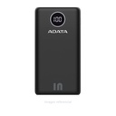 BATERÍA EXTERNA ADATA P20000QCD, 20000 mAh, QC 3.0, USB Power Delivery, Negro