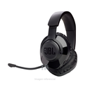 Audífonos JBL herman quantum 350 wireless black (JBLQ350WLBLKAM), hasta 22 horas de bateria, compatible Android, iOS, adaptador de audio usb, filtro antiviento de espuma para micrófono, color negro.