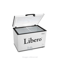 Congeladora LFH-301V Libero 300L, Acero Inoxidable.